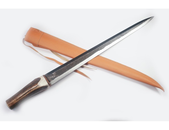 Scottish Dirk with Genuine Stag Antler Handle (Carbon Steel)