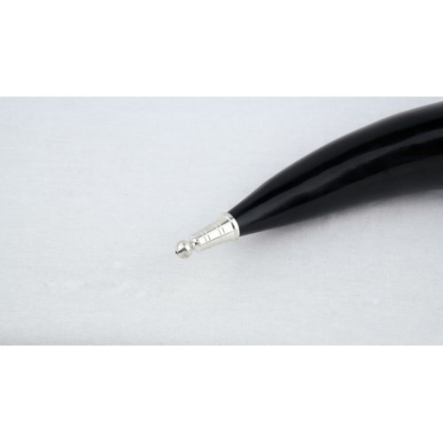 Viking Runes Horn with Natural Horn Table Stand