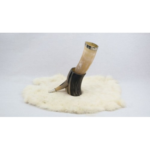 Viking Runes Horn with All Accessories