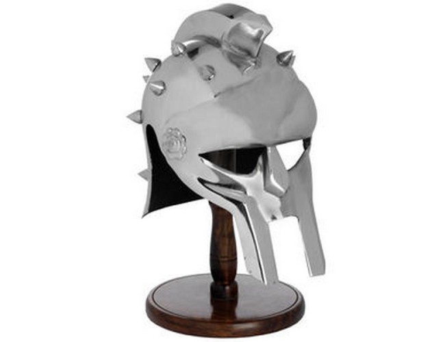 Mini Gladiator Helmet W/stand