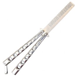 Silver Balisong Comb