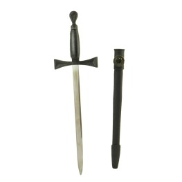 Masonic Dagger in Black with Black Fittings