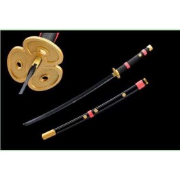 Metal Black with Orange Katana