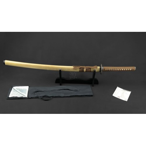 Wooden Saya Hand Forged Katana Wooden Saya Hand Forged Katana