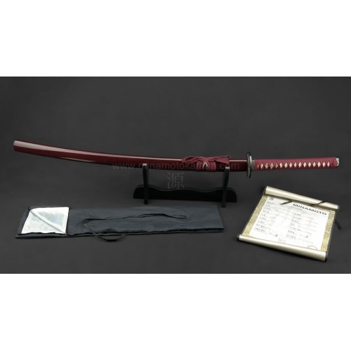 Warriors Rage in Red Katana in 1060 Warriors Rage in Red Katana in 1060