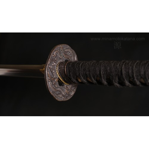 Ascending Dragon Black Hand Forged Katana Ascending Dragon Black Hand Forged Katana