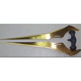 Double Bladed Fantasy Knife (Gold)