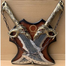 Metal Sword Pair on Plaque (Latest Version V3)