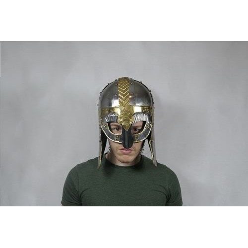 Viking Anglo Saxon Helmet with Chainmail