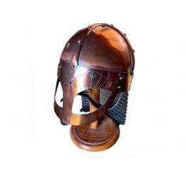 Traditional Viking Anglo Saxon Helmet with Chainmail