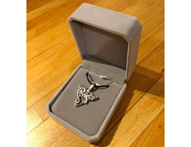 Sleeping Cat Pendant in Box