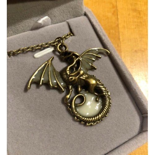 Dragon on Egg Pendant in Box
