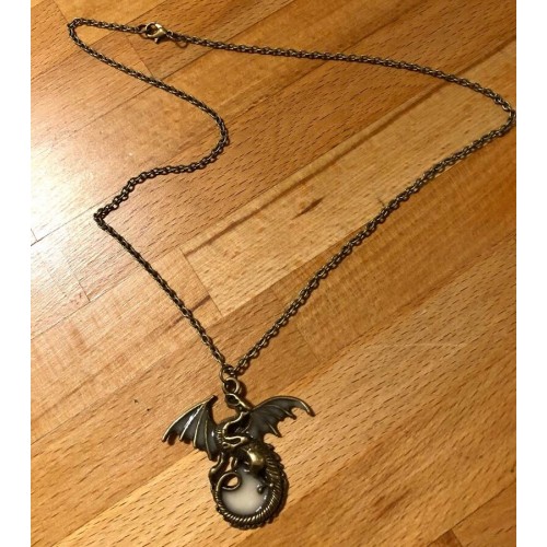 Dragon on Egg Pendant in Box