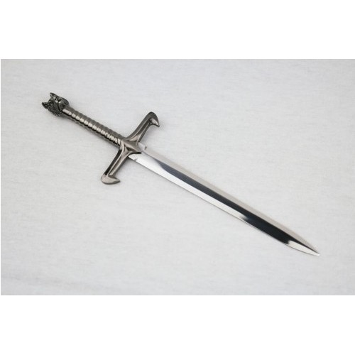 Snow Direwolf Sword Letter Opener