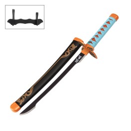 40cm Metal Manga Sword Style 14 on Stand