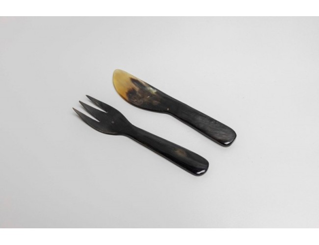 Horn Knife and Fork