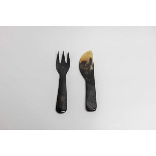 Horn Knife and Fork