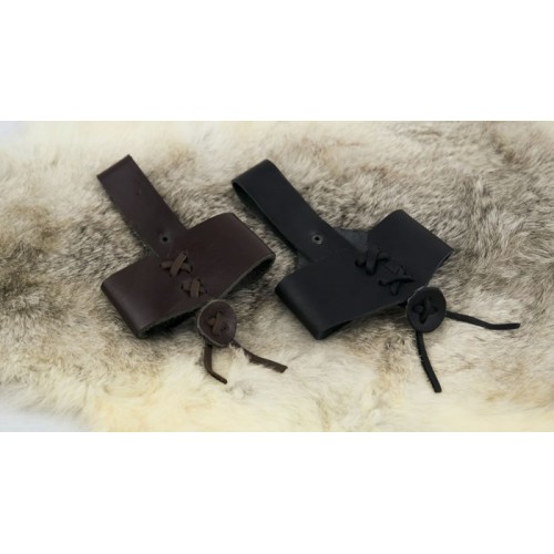 Leather Belt Frog For Drinking Horns