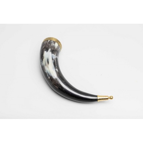 Genuine Natural Horn with Metal Fittings
