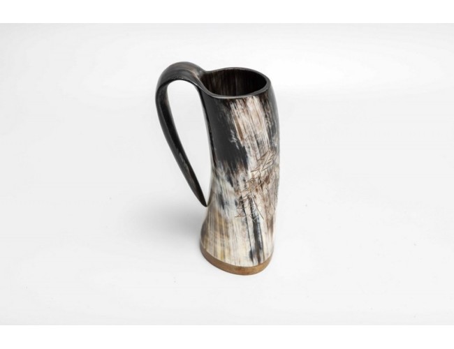 Direwolf Natural Horn Tankard