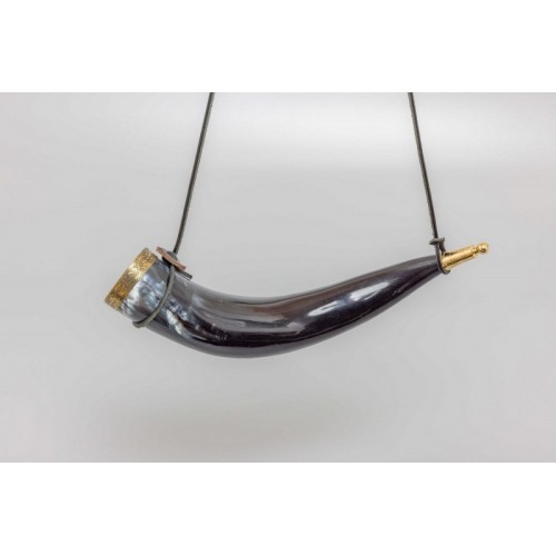V for Viking Drinking Horn with Leather Strap