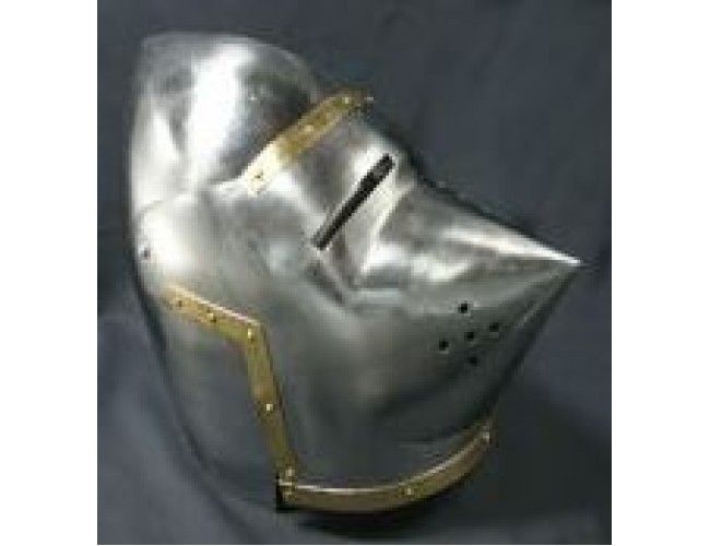 Pig Face Bascinet Helmet