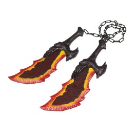 Foam Sword Pair on Fire