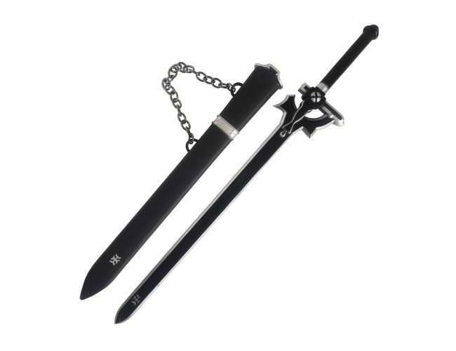 31cm Black and Silver Sword