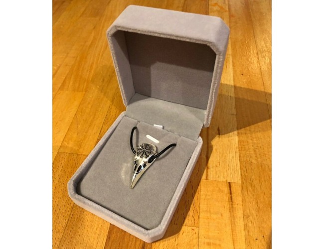 Bird Skull Pendant in Box