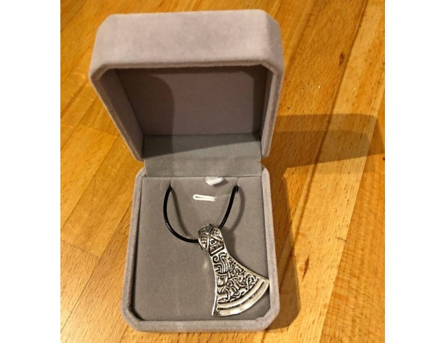 Axe Head Pendant In Box