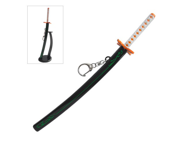 22cm Manga Sword Keyring 6 on Stand