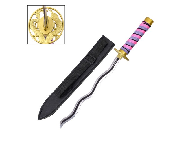 40cm Metal Manga Sword Style 22 on Stand