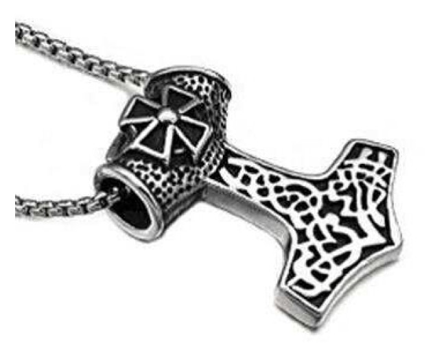 Norse Mjolnir Pendant in Box