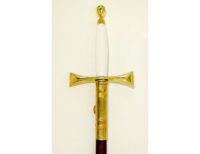 Masonic Sword in Red and Gold Masonic Sword in Red and Gold