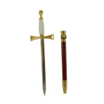 Masonic Dagger in Red