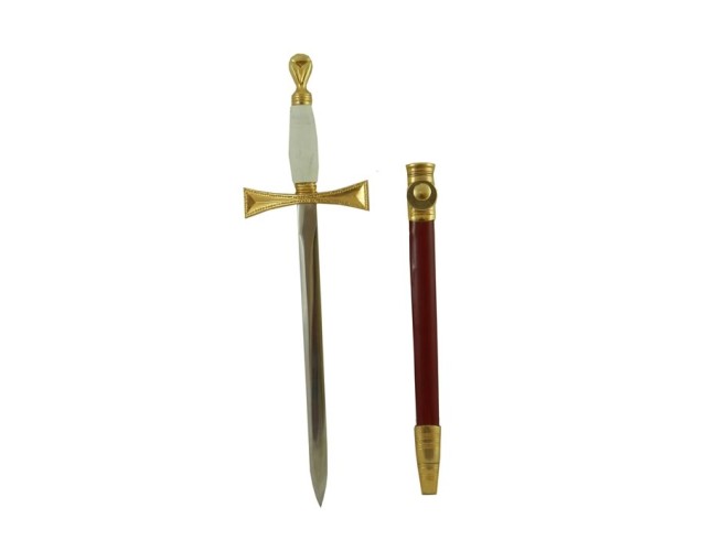 Masonic Dagger in Red