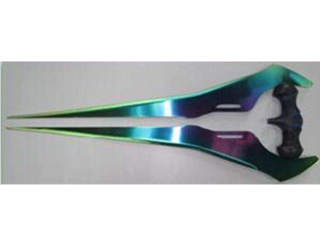 Double Bladed Fantasy Knife (Titanium)