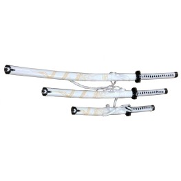 White Set of 3 with Dragon (Carbon Steel Blade) White Set of 3 with Dragon (Carbon Steel Blade)