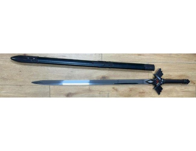 Blue Sword in Black