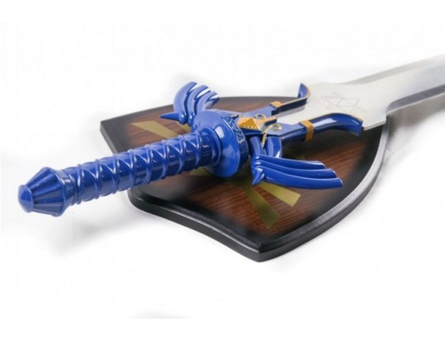 Blue Sword on Plaque